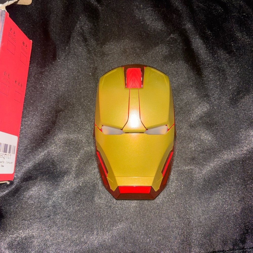 Iron Man Gold and Red mouse.